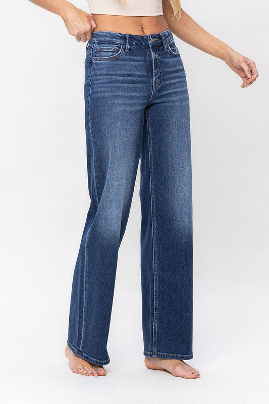 Flying Monkey High Rise Loose Fit Jeans