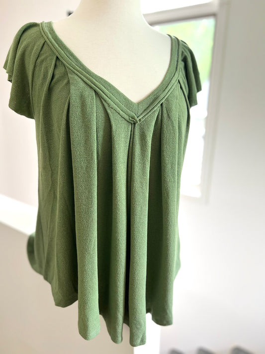 Green with Envy Top